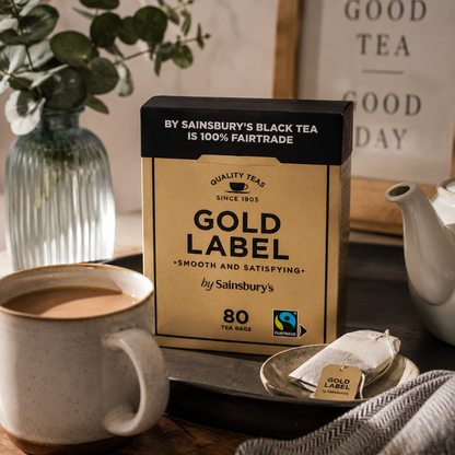 Sainsbury's Gold Label Fairtrade Tea 80's 250g