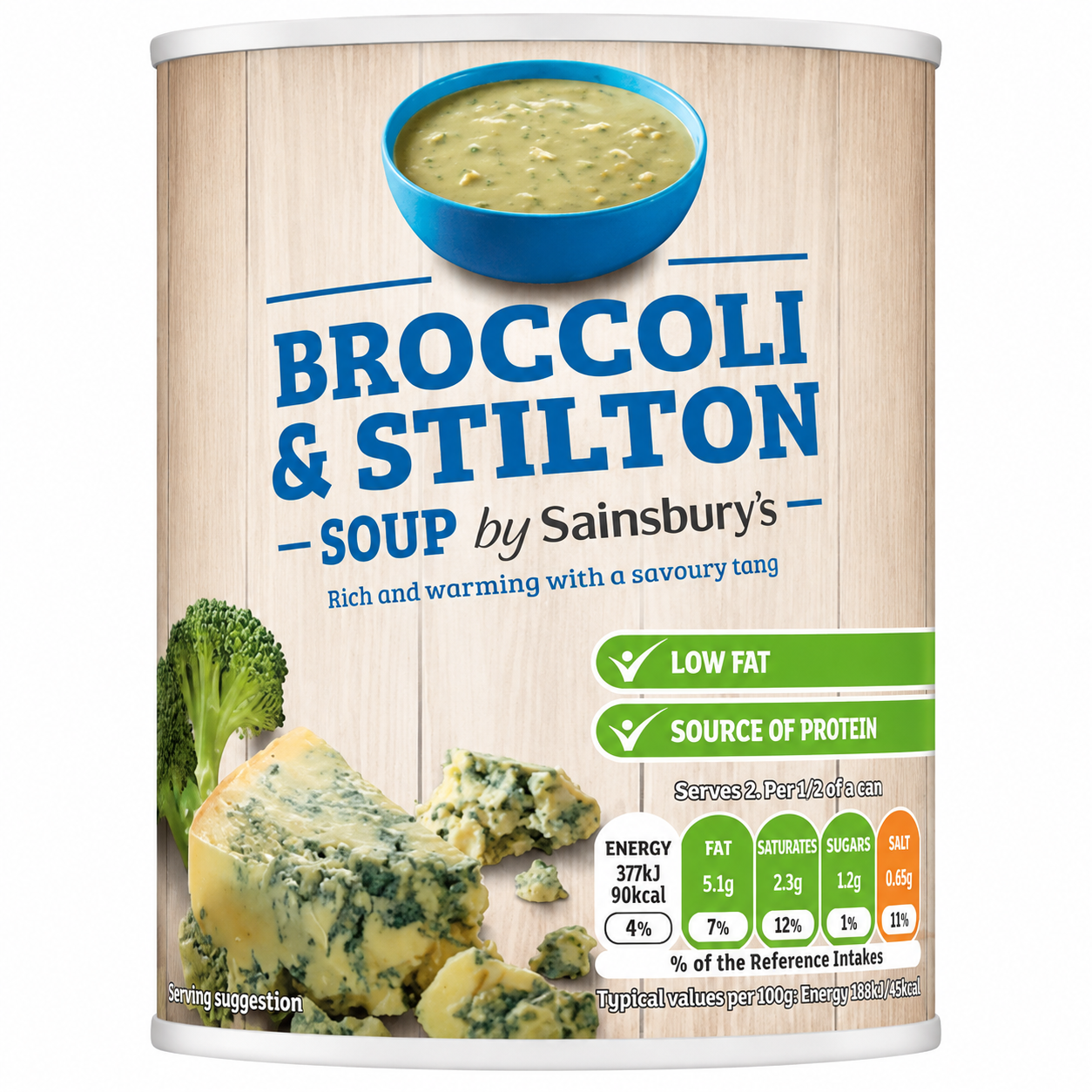 Sainsbury's Broccoli & Stilton Soup 400g