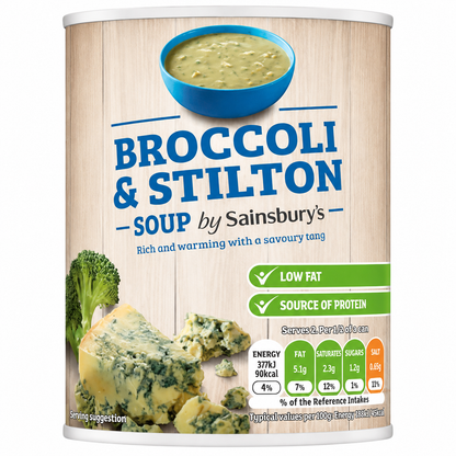 Sainsbury's Broccoli & Stilton Soup 400g