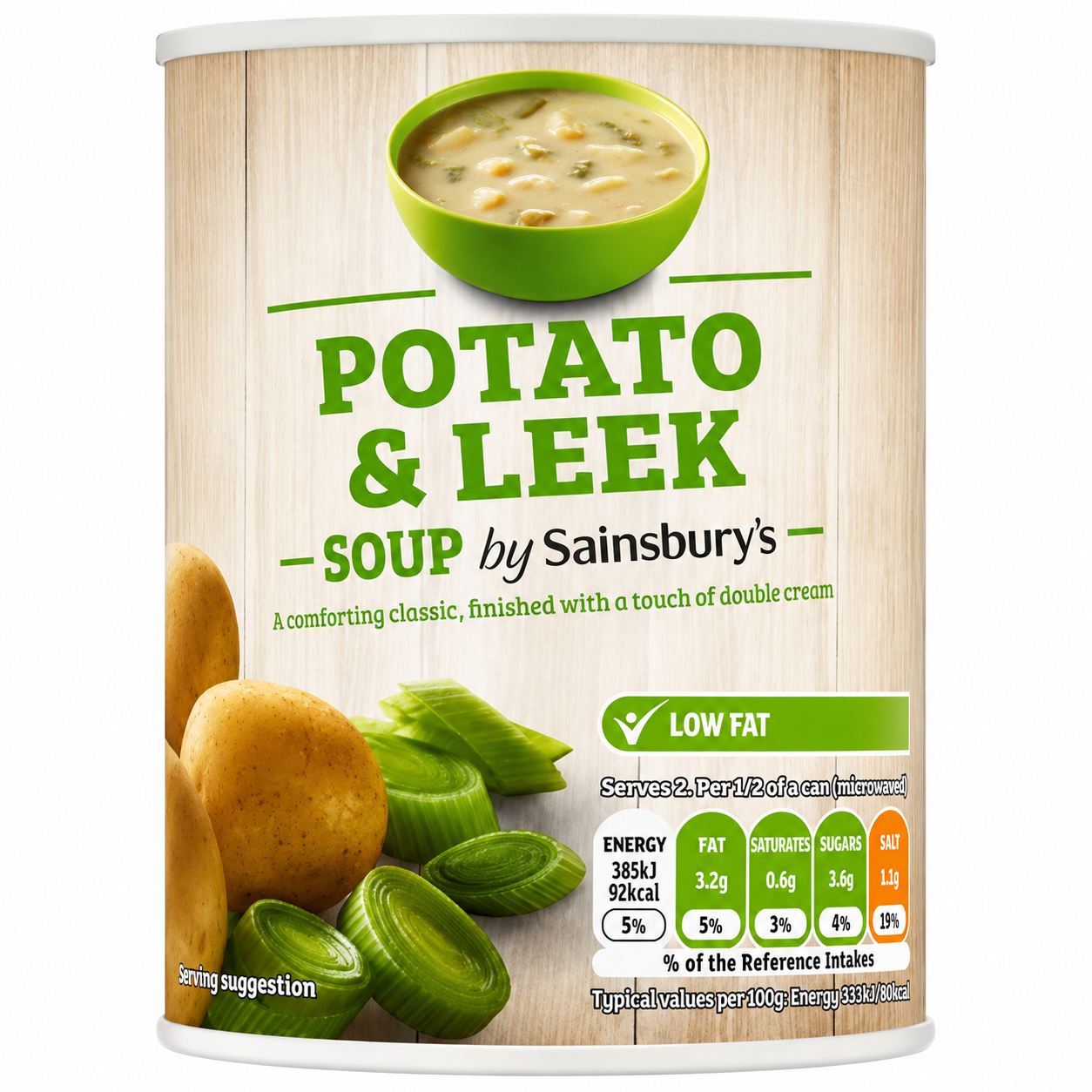 Sainsbury's Potato & Leek Soup 400g