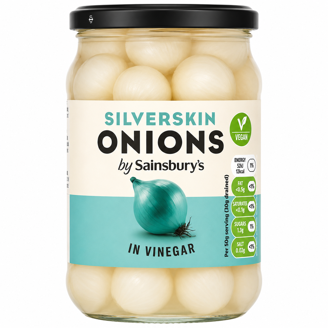 Sainsburys Silverskin Onions 440g