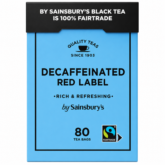 Sainsbury's Red Label Fairtrade Decaf Tea 80's 250g