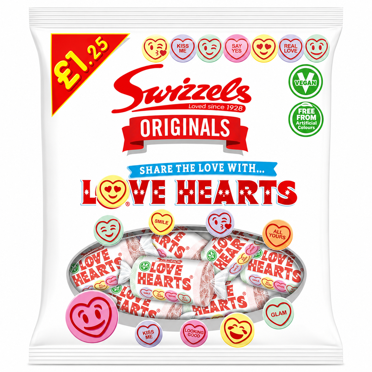 Swizzels Love Hearts 125g