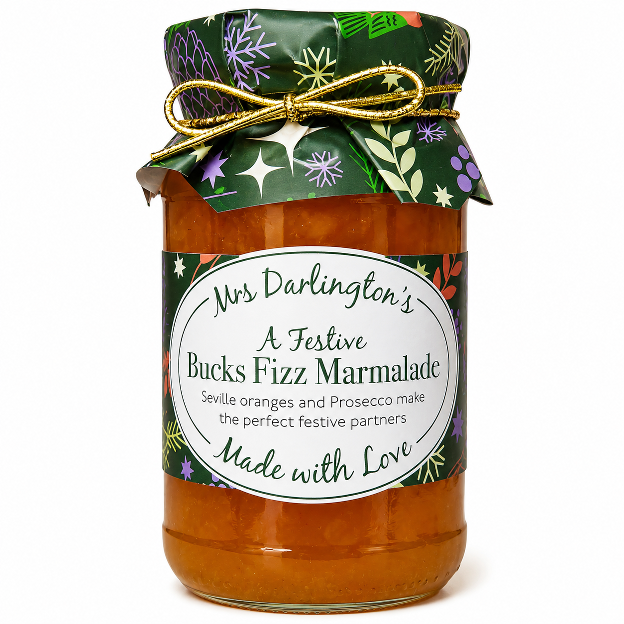 Mrs Darlington's Festive Bucks Fizz Marmalade 340g