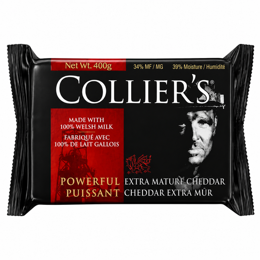 Colliers Powerful Extra Mature Cheddar 400g