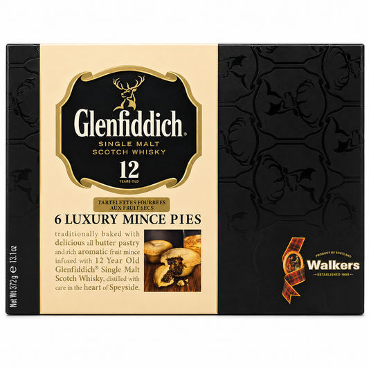 Walker's 6 Glenfiddich Mince Pies 372g