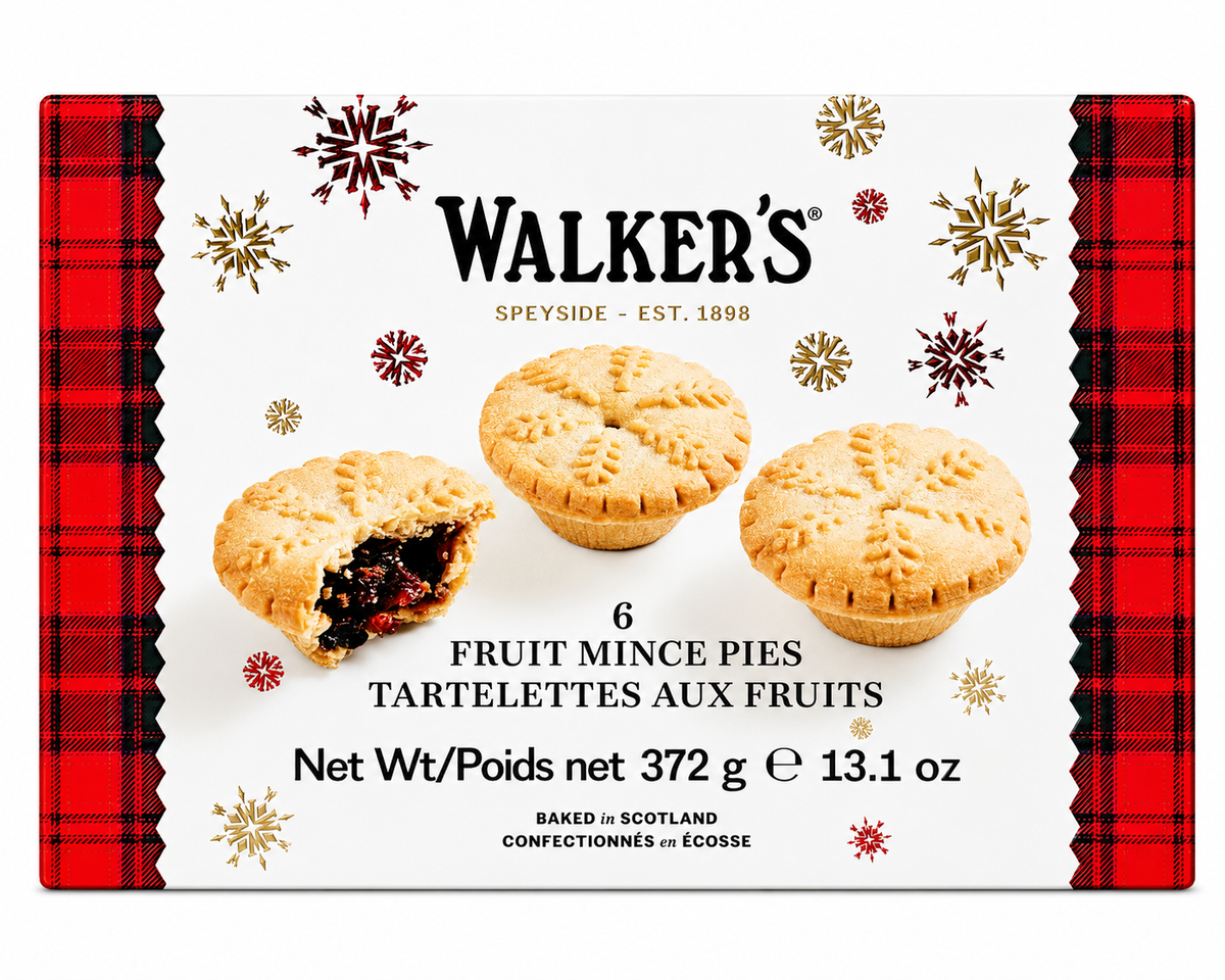 Walkers 6 Luxury Mince Pies 372g