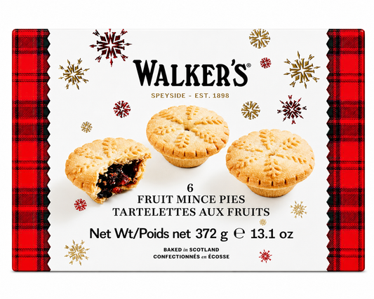 Walkers 6 Luxury Mince Pies 372g