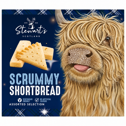Stewarts Highland Cow Shortbread Carton 360g