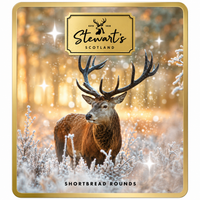 Stewarts Stag Shortbread Tin 400g