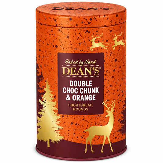 Dean's Double Choc Chunk & Orange Shortbread Rounds 150g