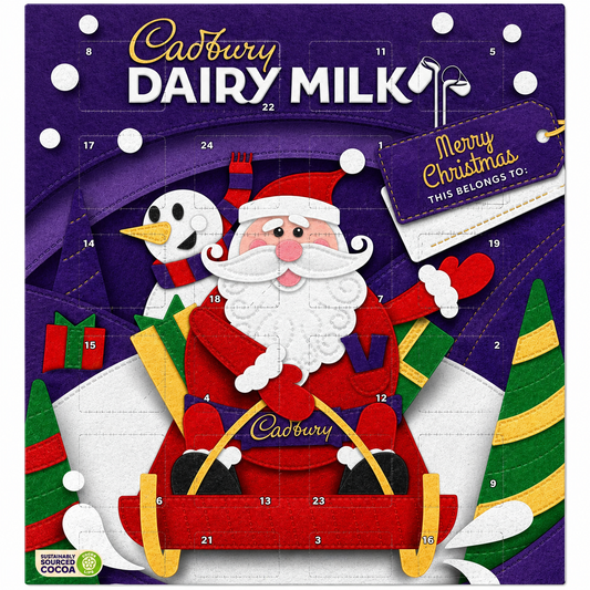 Cadbury Dairy Milk Advent Calendar 90g