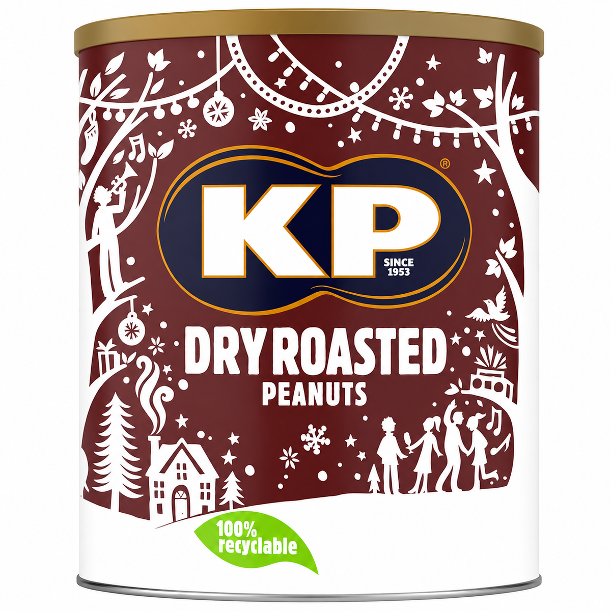 KP Dry Roasted Peanuts 375g