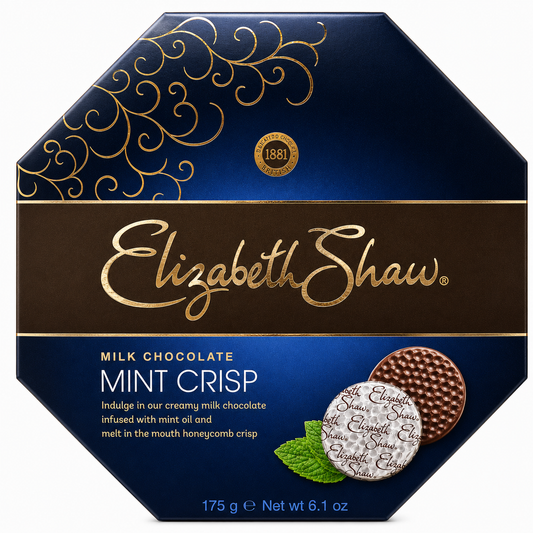 Elizabeth Shaw Milk Chocolate Mint Crisp 162g