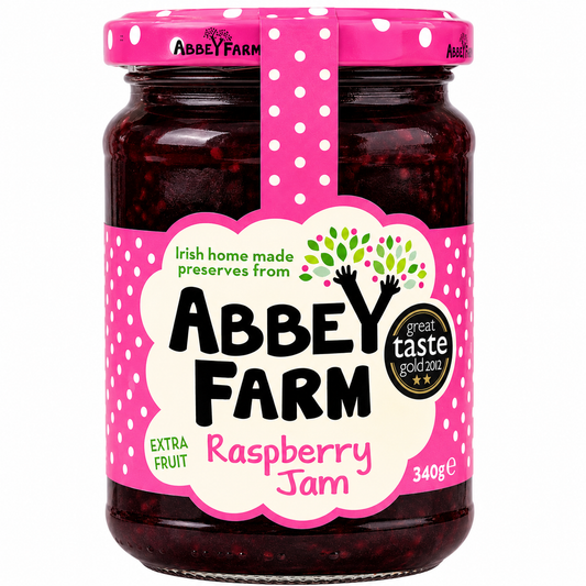 Abbey Farm Raspberry Jam 350g