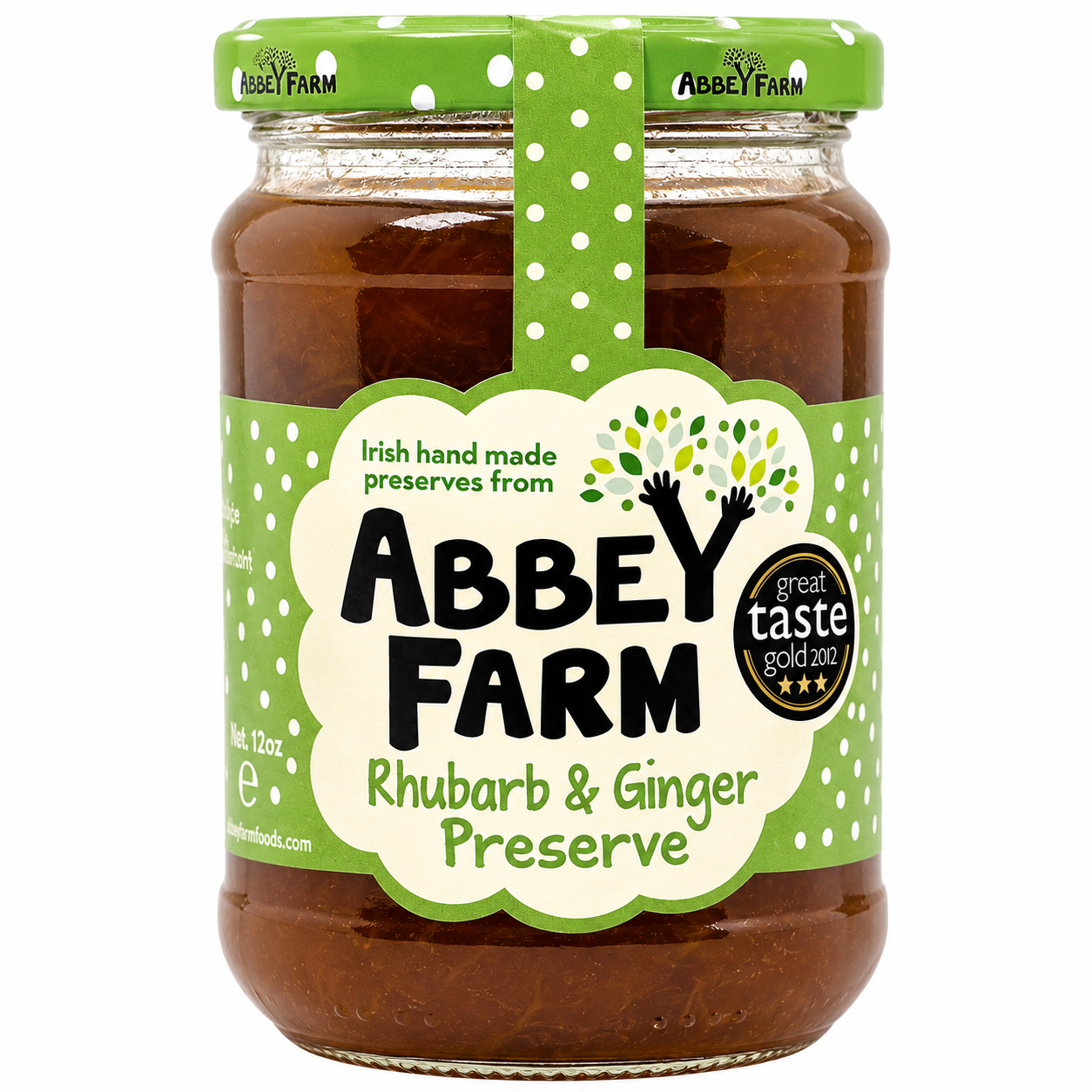 Abbey Farm Rhubarb & Ginger Jam 340g