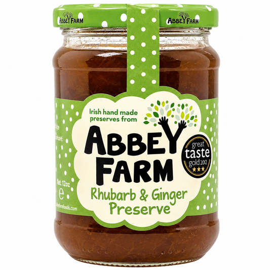 Abbey Farm Rhubarb & Ginger Jam 340g