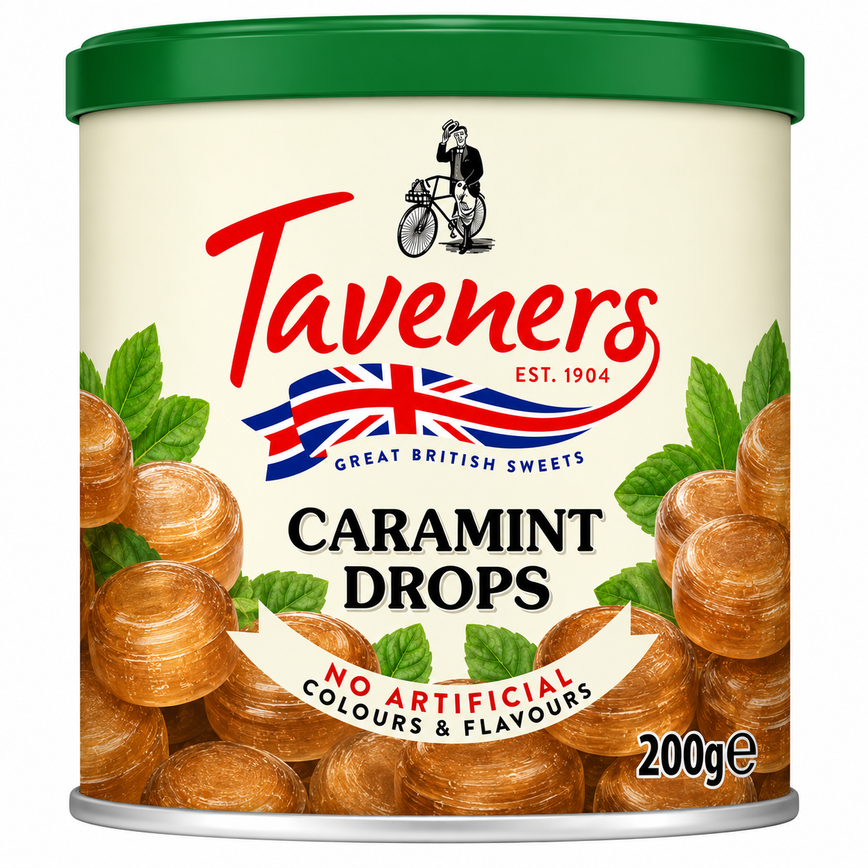 Taveners Caramint Drops 200g
