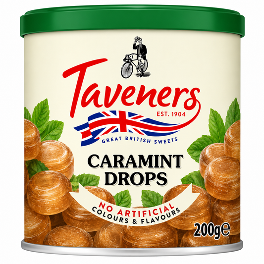 Taveners Caramint Drops 200g