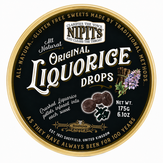 Simpkins Nipits Blackcurrant & Liquorice Drops 175g