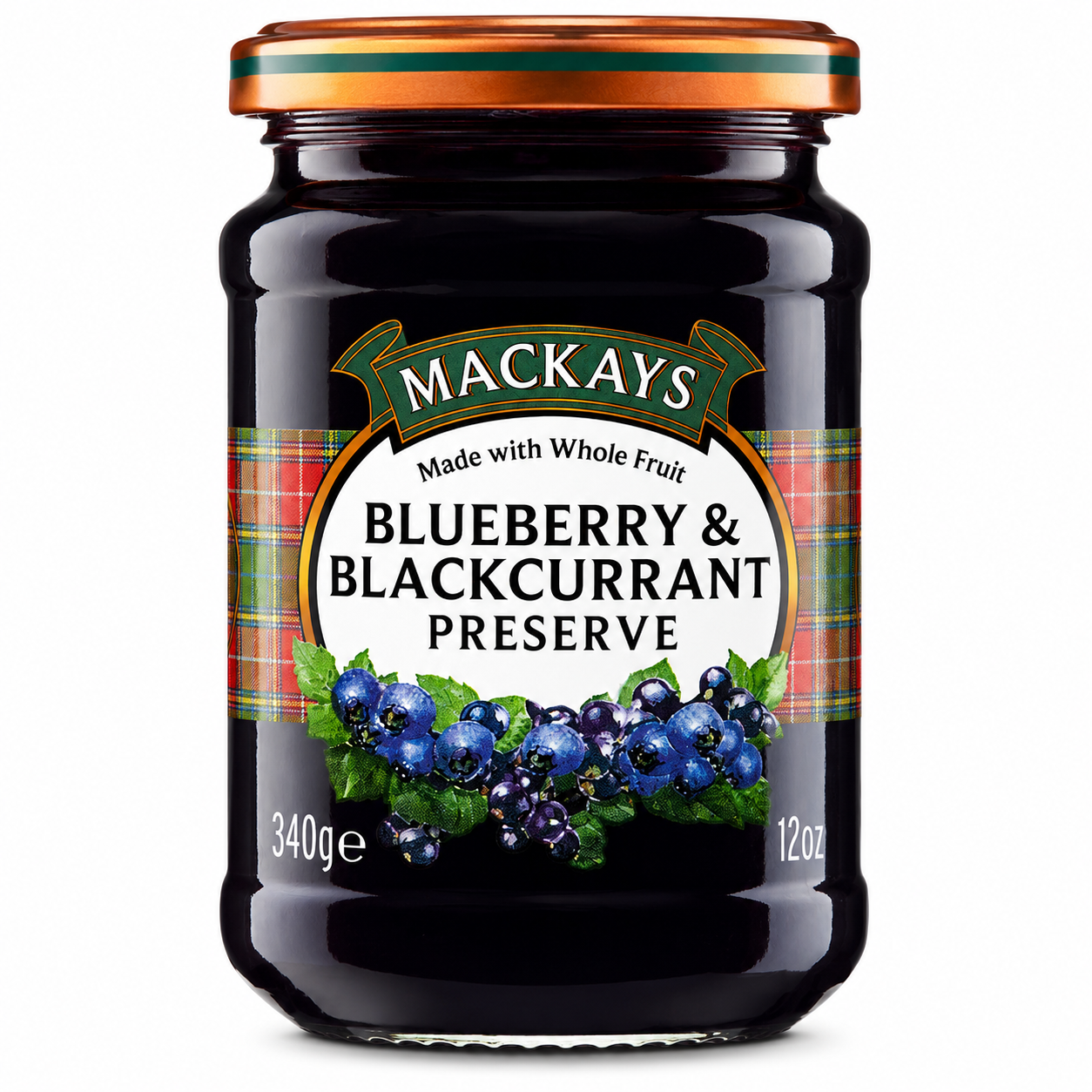 Mackays Blueberry & Blackcurrant Preserve 340g