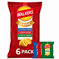 Walker's Classic Variety 6 Pack 150g