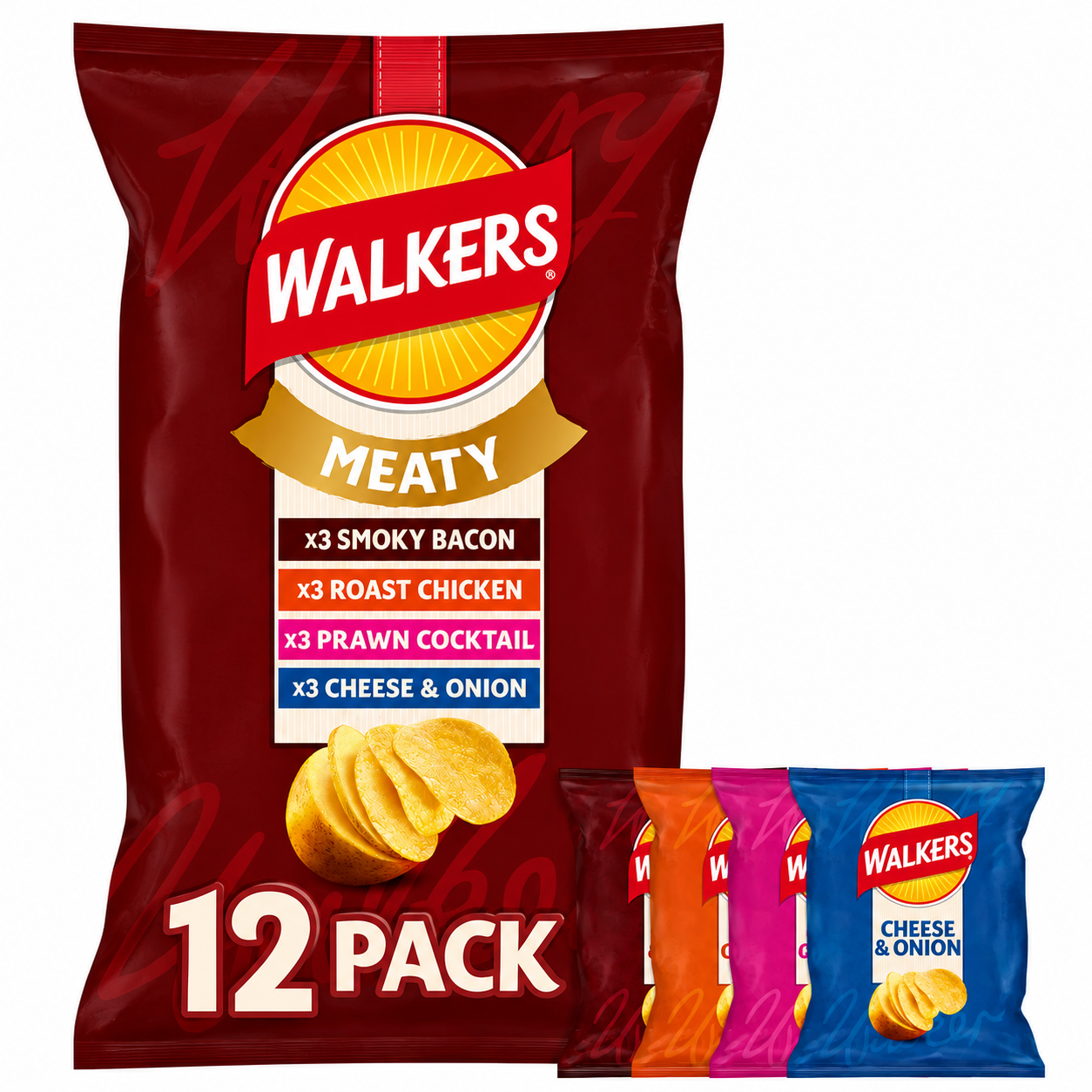 Walker's Meaty Variety 12 Pack 300g