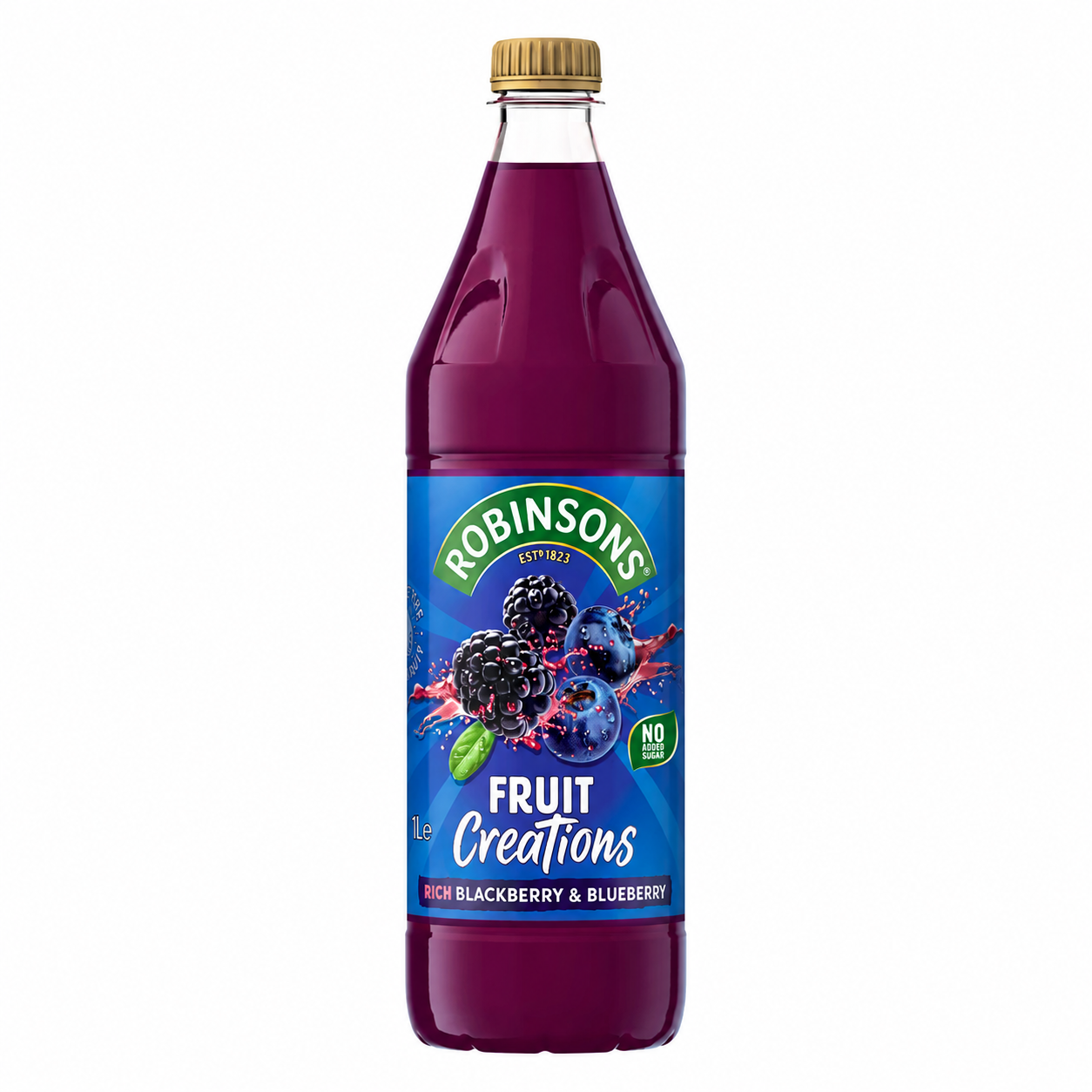 Robinson's Fruit Creations Blackberry & Blueberry 1L