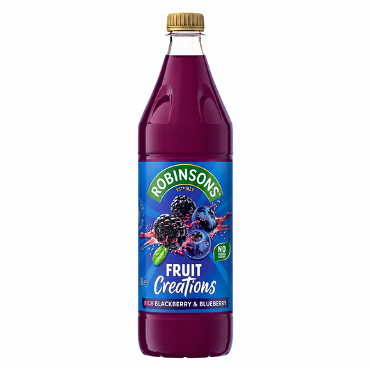 Robinson's Fruit Creations Blackberry & Blueberry 1L
