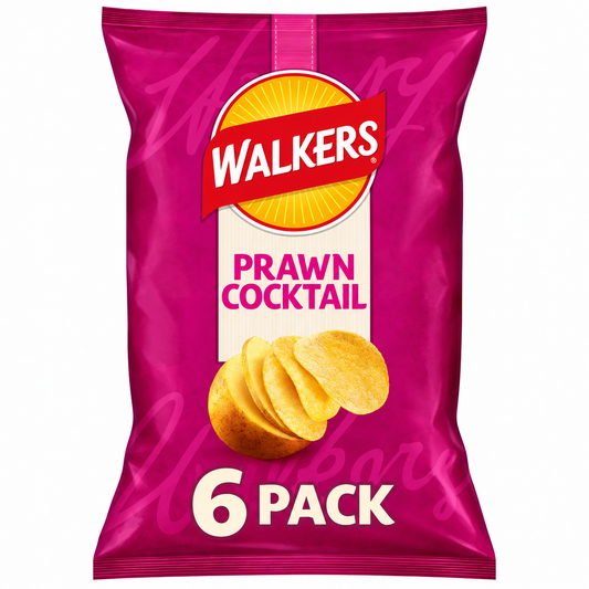 Walker's Prawn Cocktail 6 Pack 150g