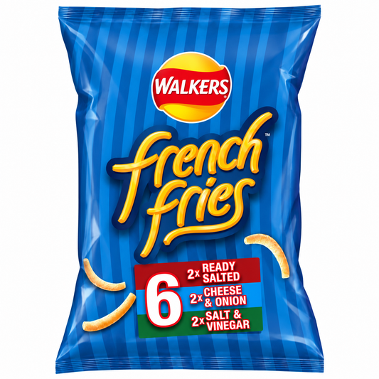 Walker's French Fries 6 Pack 108g