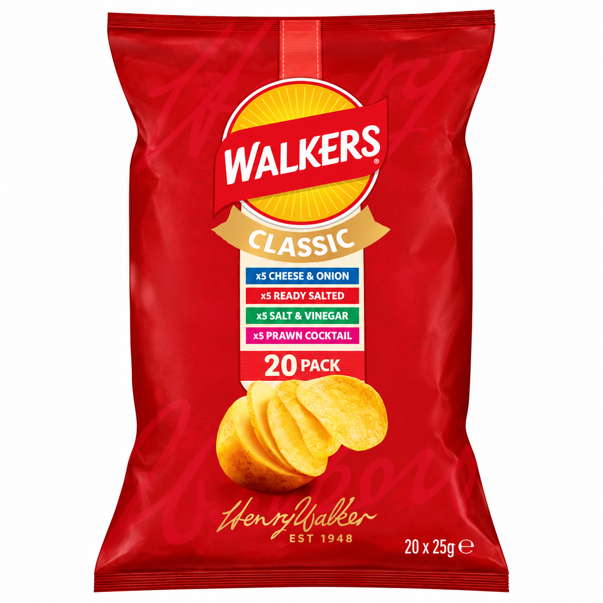 Walker's Classic Variety 20 Pack 500g