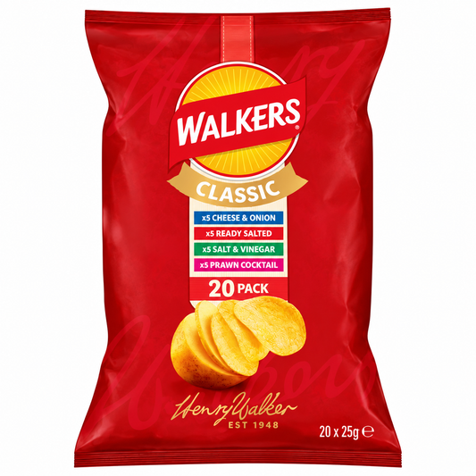 Walker's Classic Variety 20 Pack 500g