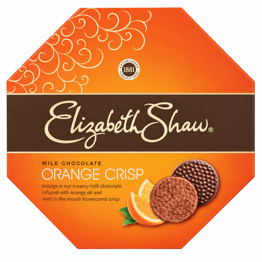 Elizabeth Shaw Milk Chocolate Orange Crisp 162g