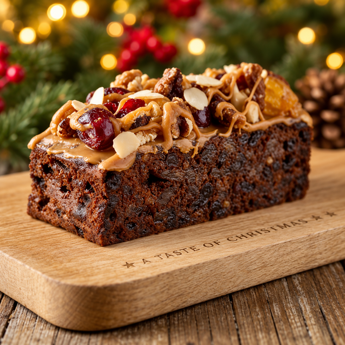The Original Cake Company Jewel Topped Rich Fruit Cake 315g
