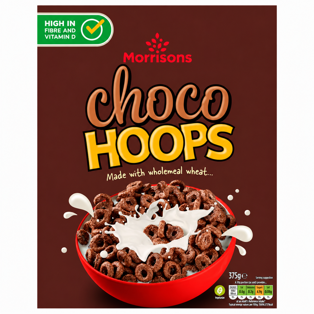 Morrisons Choco Hoops 375g