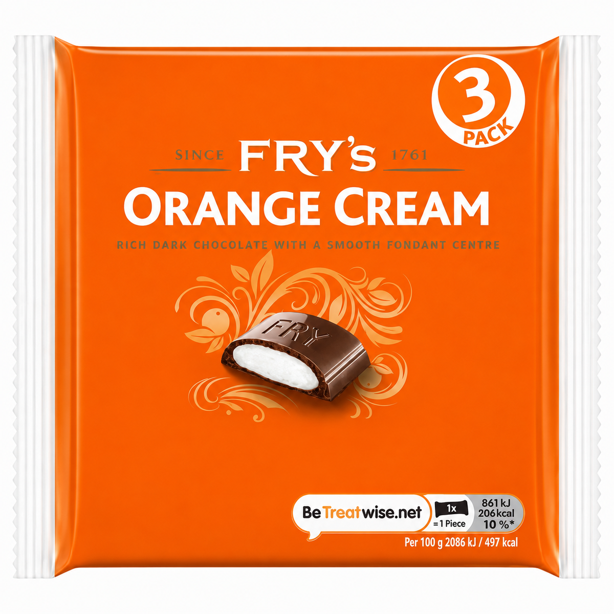 Fry's Orange Cream 3 Pack 147g