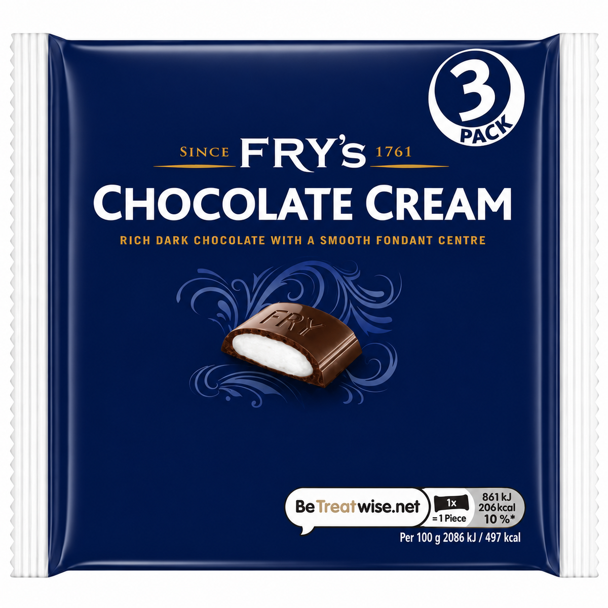 Fry's Chocolate Cream 3 Pack 147g