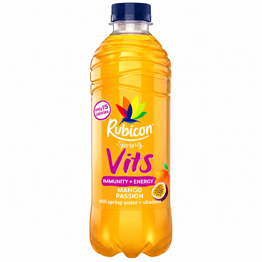 Rubicon Spring Vits Mango Passion Vitamin Water 500ml