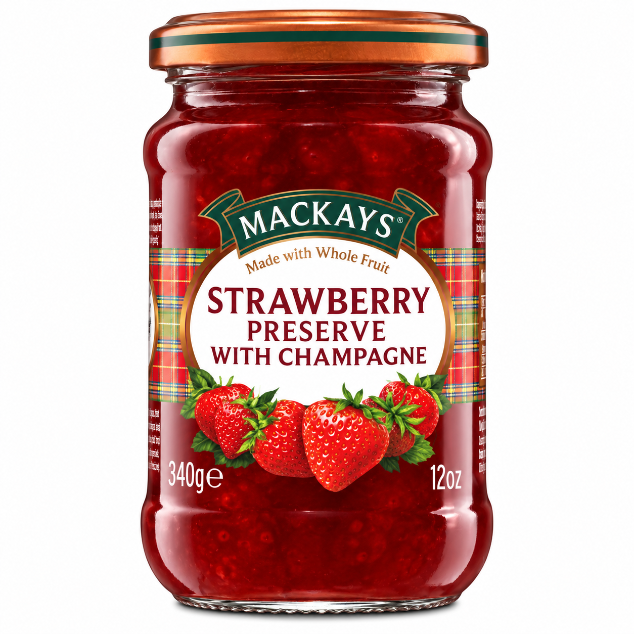 Mackays Scottish Strawberry & Champagne Preserve 340g