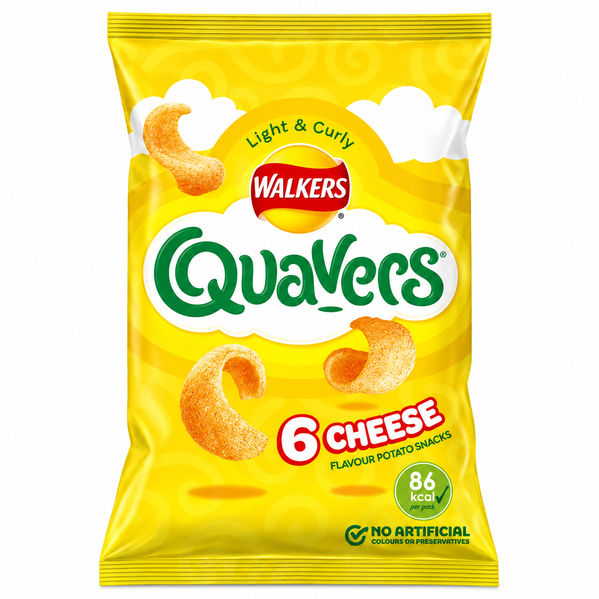 Walker's Quavers 6 Pack 96g