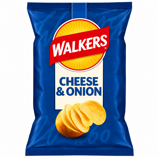 Walker's Cheese & Onion 6 Pack 150g