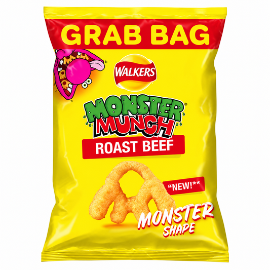 Walker's Monster Munch Roast Beef 40g