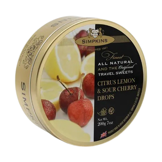 Simpkins Citrus Lemon & Sour Cherry Drops 200g