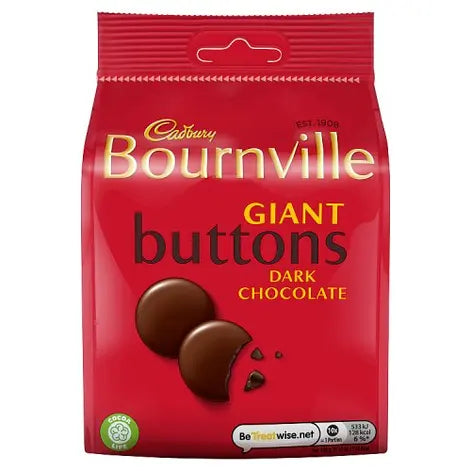 Cadbury Bournville Giant Buttons 95g