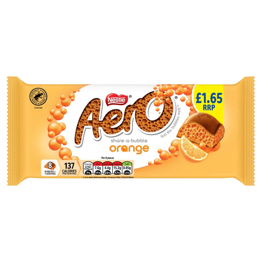 Nestlé Aero Orange Bar 90g