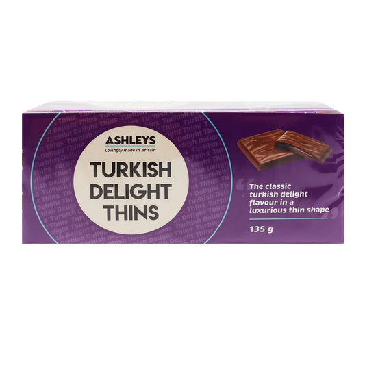 Ashleys Turkish Delight Thins 135g