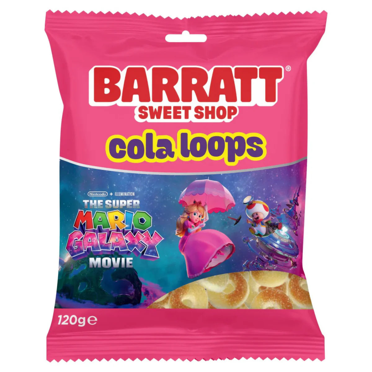 Barrratt Sweet Shop Cola Loops 120g