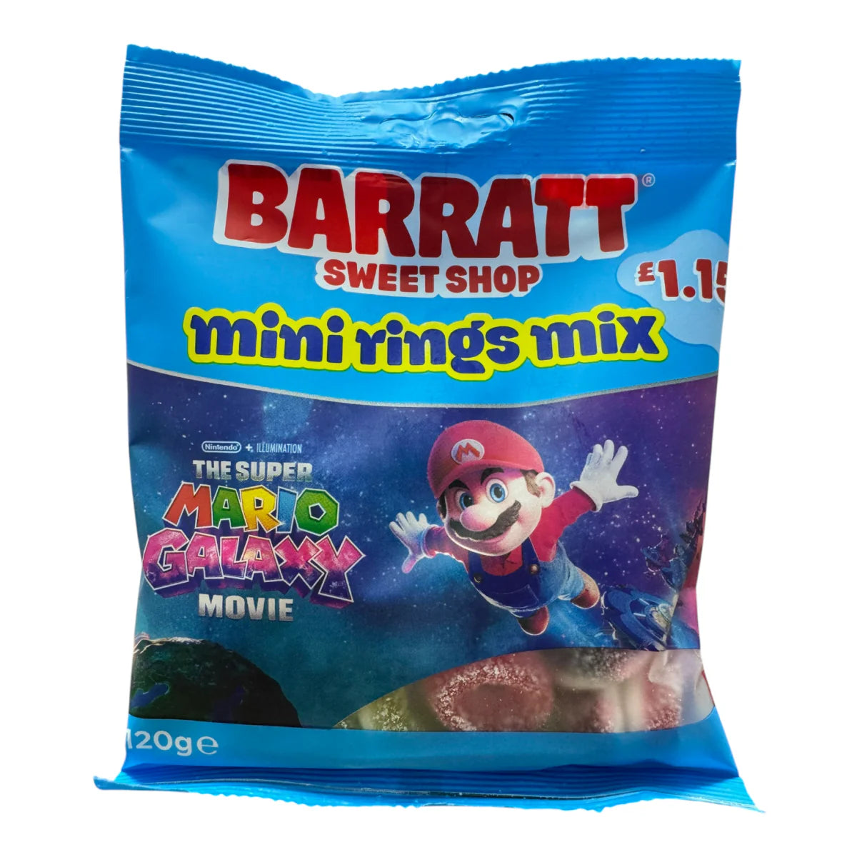 Barrratt Sweet Shop Mini Rings 120g