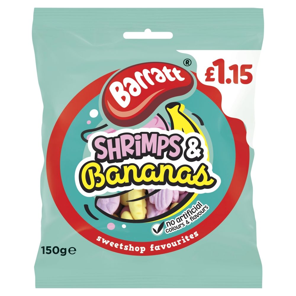 Barratt Shrimps & Bananas 150g